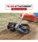 Balwaan Tiller Attachment 26mm Cross Type (Silver) 